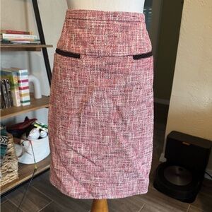 Brooks Brothers Pink Tweed Skirt - Sz 8